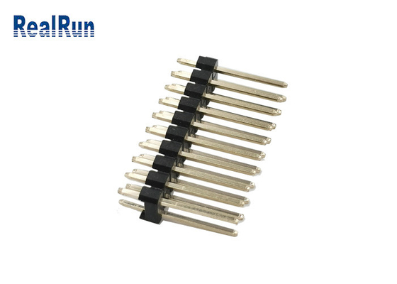 اتصال سرصفحه ODM OEM 2.54 میلی متری PA6T پین مستقیم دو ردیفه نر