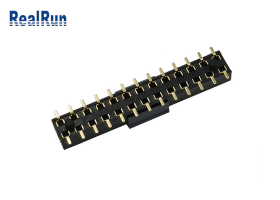 2.54 میلی متر SMT هدر ماده پلاستیکی ارتفاع 3.5 میلی متر عایق 2x13P کانکتور PCB موقعیت