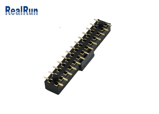 2.54 میلی متر SMT هدر ماده پلاستیکی ارتفاع 3.5 میلی متر عایق 2x13P کانکتور PCB موقعیت