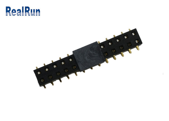 2.54 میلی متر SMT هدر ماده پلاستیکی ارتفاع 3.5 میلی متر عایق 2x13P کانکتور PCB موقعیت
