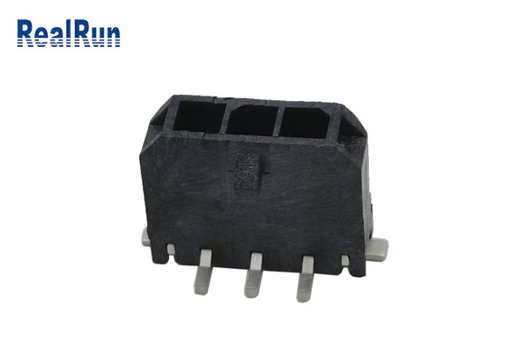 LCP UL 94V-0 کانکتور 3 پین هدر SMD عمودی قلع مات روکش شده 2-1445053-3