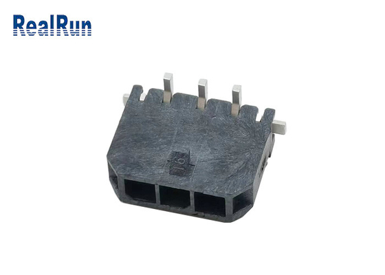 LCP UL 94V-0 کانکتور 3 پین هدر SMD عمودی قلع مات روکش شده 2-1445053-3