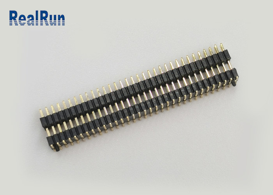 PA6T فلاش طلایی 1.0 میلی متری پین هدر کانکتور SMT نر 2X33p با پوسته دو لایه پلاستیکی