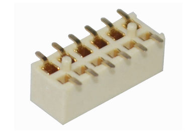 کانکتور اتصال 12 عددی پین سردر حالی که زن PCB 2.0.0 گام صدا Dual ردیف SMT نوع SMT