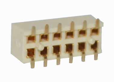 کانکتور اتصال 12 عددی پین سردر حالی که زن PCB 2.0.0 گام صدا Dual ردیف SMT نوع SMT