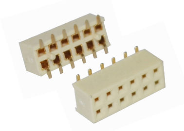 کانکتور اتصال 12 عددی پین سردر حالی که زن PCB 2.0.0 گام صدا Dual ردیف SMT نوع SMT