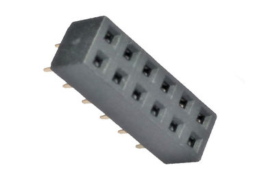 فلاش طلای دو ردیف زن هدر 2.54 میلی متر 180 درجه PA9T