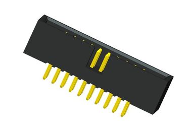سیم سوار سطح 1.27 میلی متری به صفحه اتصال دهنده فلش طلایی 180 درجه دو ردیف