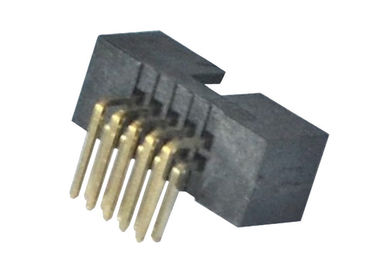 یک اتصال دهنده یک ردیف هدر یک زاویه سمت راست نوع فلش طلای PCB تابلوی طلایی