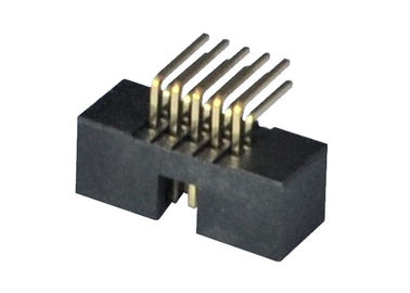 یک اتصال دهنده یک ردیف هدر یک زاویه سمت راست نوع فلش طلای PCB تابلوی طلایی