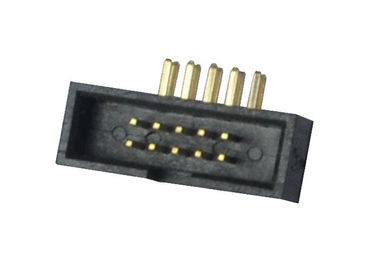 یک اتصال دهنده یک ردیف هدر یک زاویه سمت راست نوع فلش طلای PCB تابلوی طلایی