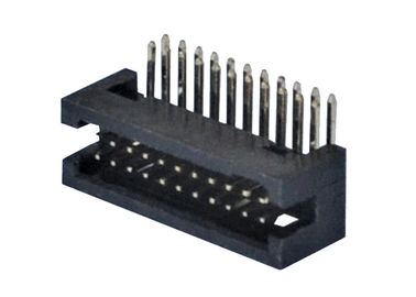 یک اتصال دهنده سربرگ PCB با درجه حرارت بالا 1.27 میلی متر زاویه راست 1.0AMP