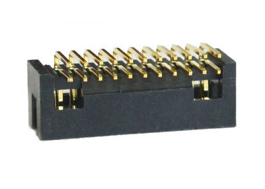 یک اتصال دهنده سربرگ PCB با درجه حرارت بالا 1.27 میلی متر زاویه راست 1.0AMP
