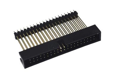 PCB صفحه 2.0 میلی متر گام صدا اتصال دهنده 40 پین DIP تایپ کنید Dual Plastic سر راست