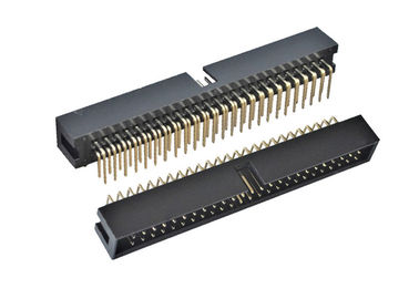 کانکتور زاویه ای سمت راست PCB 90 درجه جعبه نوع 2.54 میلی متر گام صدا 50 پین سردر حالی که