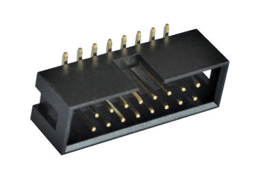 مواد عایق جعبه نرده جعبه نر 2.54 میلی متر گام صدا SMT تایپ کنید PBT / PA6T