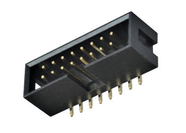 مواد عایق جعبه نرده جعبه نر 2.54 میلی متر گام صدا SMT تایپ کنید PBT / PA6T