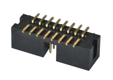 مواد عایق جعبه نرده جعبه نر 2.54 میلی متر گام صدا SMT تایپ کنید PBT / PA6T