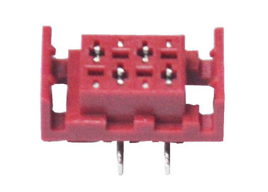 ولتاژ تحمل 1.27 میلی متر Idc اتصال دهنده قرمز زن هدر 4 پین 500AC