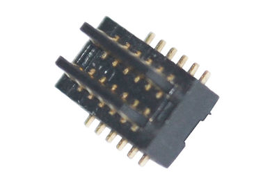 اتصال سطحی H2.0 میلی‌متری مشکی 2*6 پین برد به برد اتصال 0.8 میلی‌متری نر نوع SMT