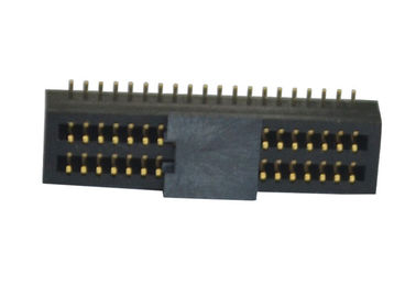 کانکتورهای اتصال مدار پین زنانه 0.8 میلی متر گام صدا 40 پین SMT LCP مواد