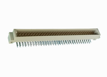 کانکتور از 41612 Pcb پین اتصال دهنده 2X32 پین زاویه سمت راست نوع رنگ بژ