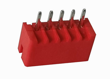 زاویه فشار زاویه سمت راست زن هدر 2.0 میلی متر 5 پین برای PCB صفحه قرمز