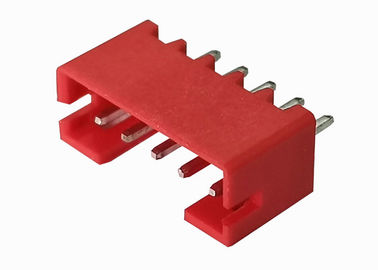 زاویه فشار زاویه سمت راست زن هدر 2.0 میلی متر 5 پین برای PCB صفحه قرمز