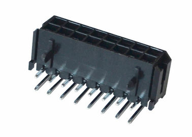 ولتاژ مقاومت در برابر زاویه راست 500 ولت اتصال دهنده ویفر سیم PBT / PA6T