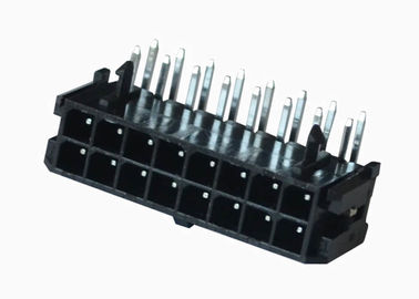 ولتاژ مقاومت در برابر زاویه راست 500 ولت اتصال دهنده ویفر سیم PBT / PA6T