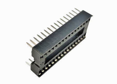 1.778میلی متر گام صدا IC سوکت DIP DF مربع سوراخ پین اتصال هدر 3A دارای امتیاز فعلی