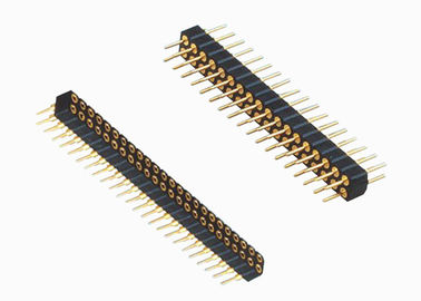 اتصال دهنده های PCB DIP مردانه دور هدر پین 2.0mm Pitch Dow Row برنج مواد