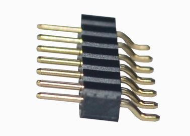 اتصالات هدر نر دور افقی تک ردیف 6 پین عمودی Mount SMT