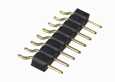 اتصالات هدر نر دور افقی تک ردیف 6 پین عمودی Mount SMT