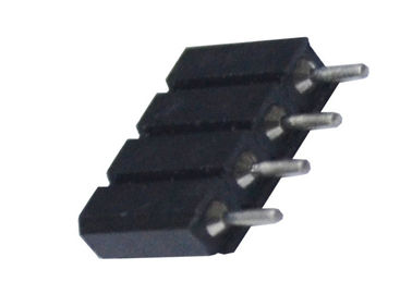 یک اتصال دهنده سربرگ زن تنها ردیف سر راست PCB در مقابل ولتاژ 500 ولت