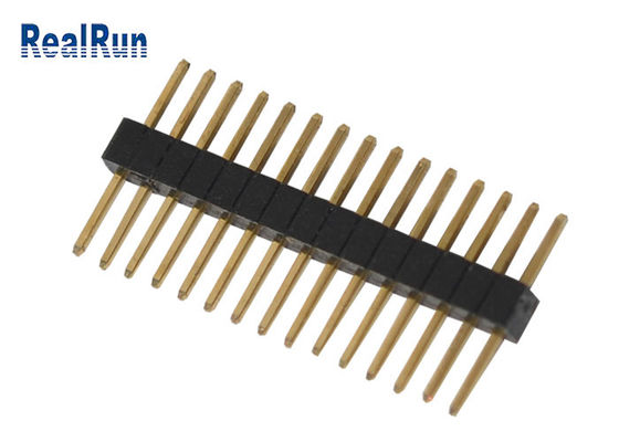 15 قطب اتصال دهنده هدر ترمینال پین ترمینال 0.75A PA6T 0.3mm