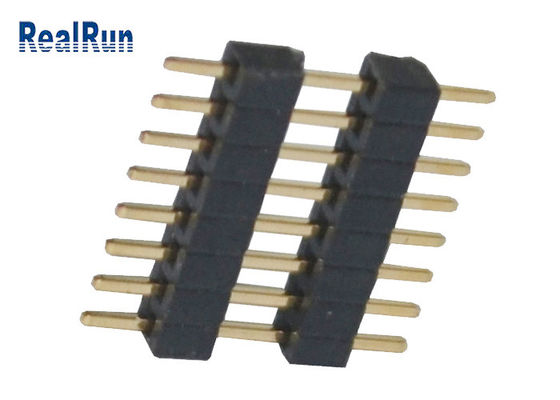 قابل انعطاف 1 * 8 پین PA6T 1.0 میلی متر از طریق اتصال هدر سوراخ