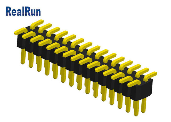 PA6T 1.0 mm Dual Row 2x10P SMD Pin Header Connector