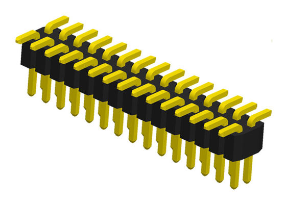 PA6T 1.0 mm Dual Row 2x10P SMD Pin Header Connector