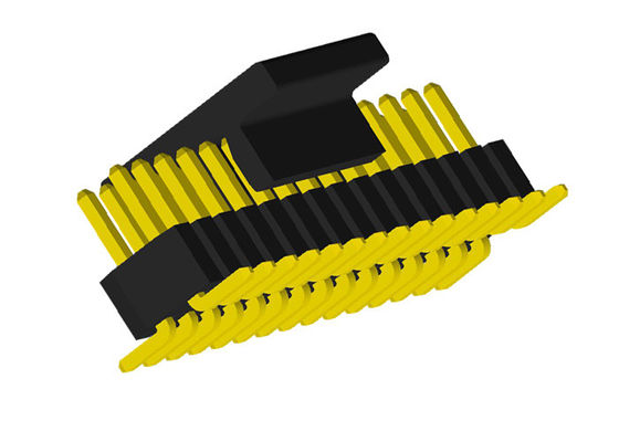 هدر پین دو ردیف SMT 0.75A 1.0 mm Pitch PA6T UL94V-0