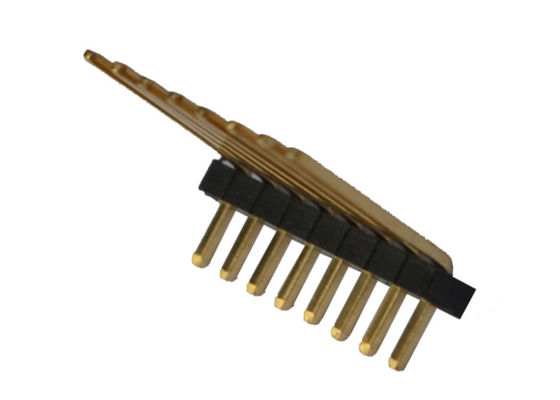 8P 90 درجه 1.0mm Hight Male Header Connector 500VAC
