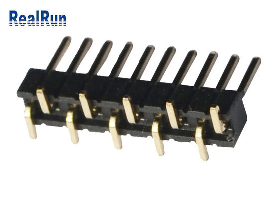 اتصال سربرگ نر 10 ردیف تک ردیف 500VAC PA6T SMD