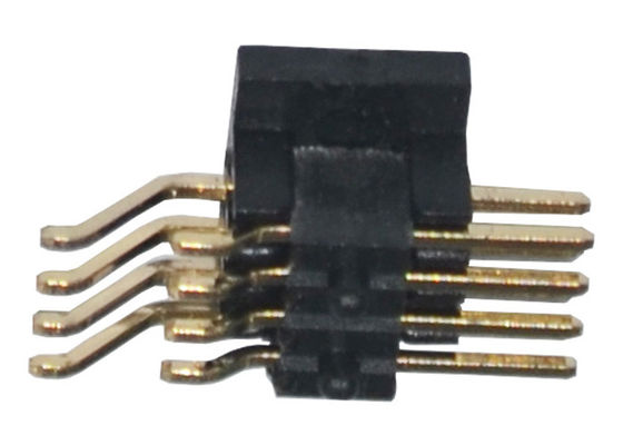 1.27 میلی متر زاویه سمت راست SMT PA6T هدر پین هدر 500VAC