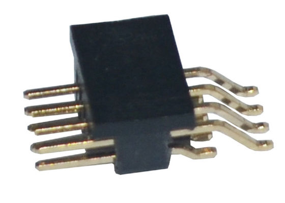 1.27 میلی متر زاویه سمت راست SMT PA6T هدر پین هدر 500VAC