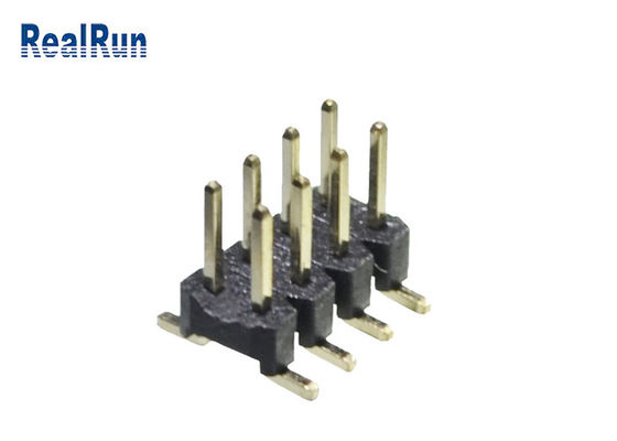 اتصال 2.0cm سیاه و سفید 2.0 میلی متری PA6T 12 پین PCB دو ردیف