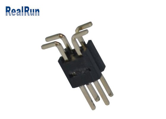 اتصال 2.0cm سیاه و سفید 2.0 میلی متری PA6T 12 پین PCB دو ردیف