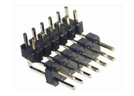 سربرگ پلاستیکی PBT PA6T زاویه راست 2.0 میلی متر زمین 2A