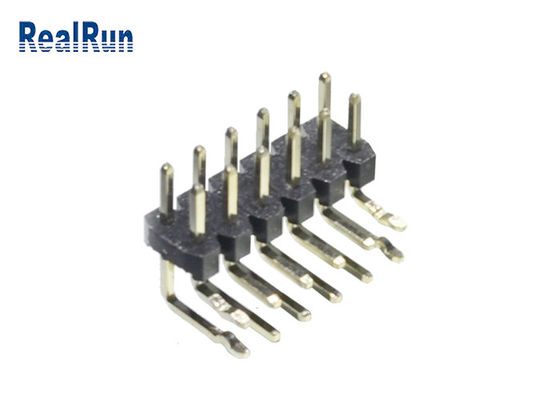 2 * 6 پین دو ردیف PBT تک پلاستیکی هدر SGS