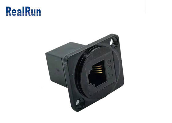 6P4C مستقیم از طریق RJ11 اتصال مدولار CAT3 سوکت زن