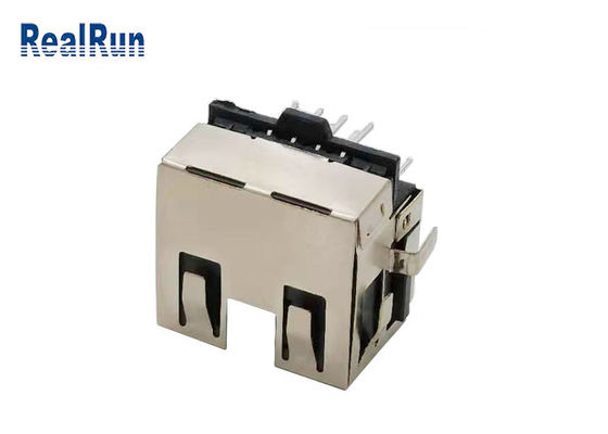 اتصال LCP UL94V-0 فسفر برنز RJ45 جک 500 ولت با محافظ